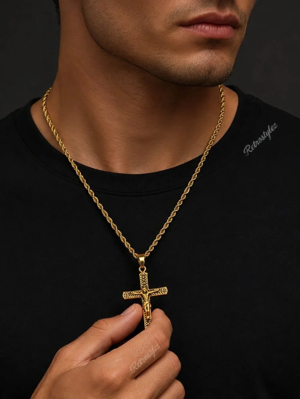 14K Gold Mens 24